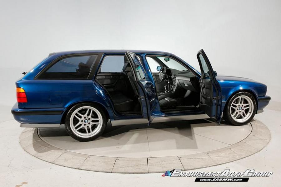  BMW M5 Touring (Avus Blue) (WBSHJ91070BL01767) (E34) 1994 года  (фото 28 из 100)